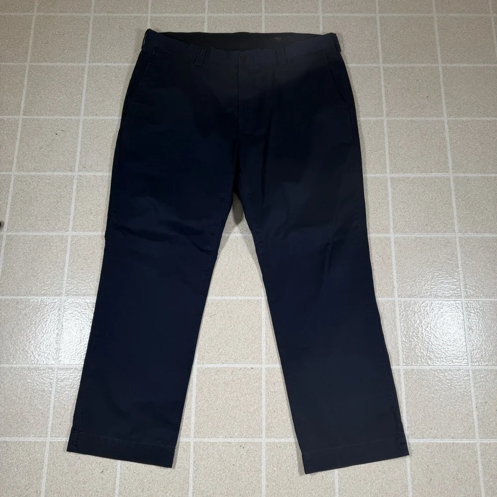 VTG Polo Ralph Lauren Chino Pants Mens 40x30 Blue Suffield Straight Pony Preppy